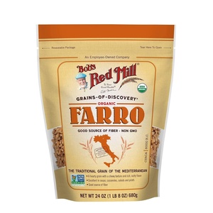 Bob’s Red Mill Organic Farro Grain, 24oz (Pack of 1) – Organic, Non GMO, Vegan, Kosher(24 Ounce (Pack of 1))