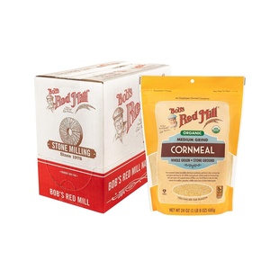 Bob’s Red Mill Organic Medium Grind Cornmeal, 24oz (Pack of 4) – Non GMO, Whole Grain, Vegan, Kosher(24 Ounce (Pack of 4))