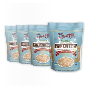 Bob’s Red Mill Organic Steel Cut Oats, 24oz (4 Pack)(24 Ounce (Pack of 4))