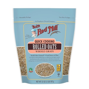 Bob’s Red Mill Quick Cooking Rolled Oats, 32oz (4 Pack)(32 Ounce (Pack of 1))