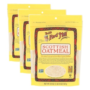 Bob’s Red Mill Scottish Oatmeal, 20-ounce (Pack of 4)(20 Ounce (Pack of 3))