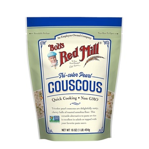 Bob’s Red Mill Tri-Color Pearl Couscous, Quick Cooking – 1 Pound (Pack of 4) – Non-GMO, Vegan, Israeli Couscous – Non GMO, Vegan, Israeli Couscous, Kosher(16 Ounce (Pack of 4))