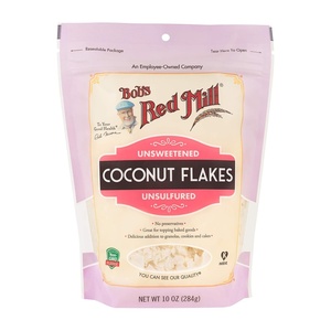 Bob’s Red Mill Unsweetened Coconut Flakes – 10 Ounce (Pack of 1), Unsulfured, Fair Trade Certified, Non GMO, Vegan, Kosher, Paleo, Keto Friendly(10 Ounce (Pack of 1))