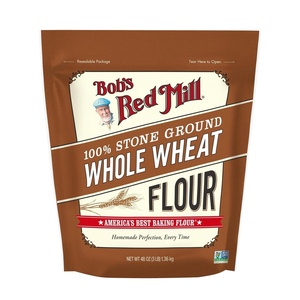 Bob’s Red Mill Whole Wheat Flour, 3lb (4 Pack)(48 Ounce (Pack of 1))